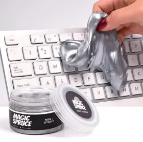 Tb033 Toysbutty Magic Spruce Cleaning Gel For Car Interior Universal Luxury Silver