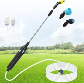 Pwq-3m Tresda Sideking Battery Powered Sprayer Wand 23.6 Inch Telescopic With 10ft