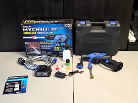 Turbojet 735541035258 Hudro X5 Pro Cordless Pressure Washer 21v Rechargable Battery Preowned