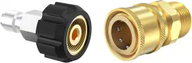 Twinkle Star 726085022668 Pressure Washer Adapter Set Quick Connect Kit M22 14mm Swivel To 3