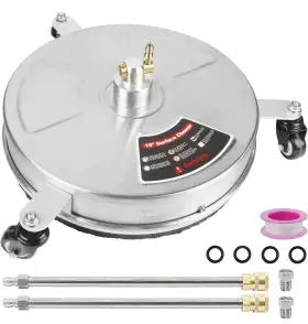 B08r3lhjkd Twinkle Star 15 Inch Pressure Washer Stainless Steel Surface Cleaner With 3 Wheels And 1/4 Connector