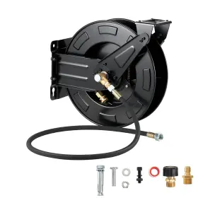 Ntg-sa15b Uimoso Retractable Pressure Washer Hose Reel 50ft X 3/8in 4000 Psi Auto-rewind
