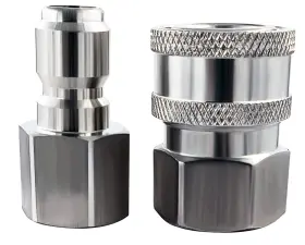 18709 Ultimate Washer 3/8 Inch Quick Connect Pressure Male And Female Hose Adapter