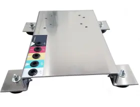 Uw11-pwalsk Ultimate Washer Pressure Skid Plate Frame With Rubber Feet Aluminum