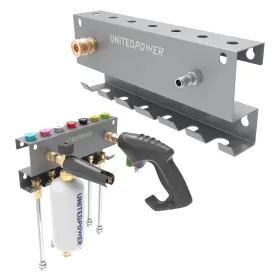 Gw-pwgh01-si Unitedpower Pressure Washer Gun Holder Wall Mount Foam Cannon Tool Storage Rack For P
