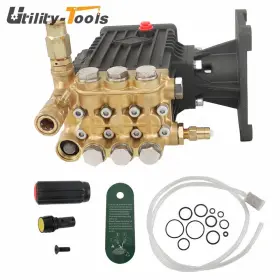 Ut3507822 Utility-tools 4 Gpm Pressure Washer Pump Power 1 Inch Shaft Horizontal 4400psi