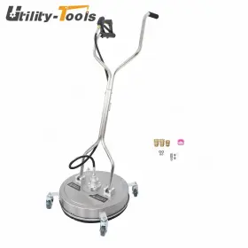 Ut5214606 Utility-tools 20 Inch Pressure Washer Surface Cleaner Dual Handles 6000psi Stainless Steel