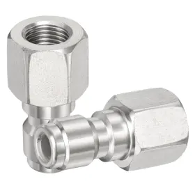 Uxcell 614462280902 2pcs Pressure Washer Adapter 1/4 Inch Male Quick Plug To M10x1mm Female