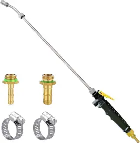 Vanpet 768443699518 29 Inches Sprayer Wand 1/4 Inch And 3/8 Brass Barbs Replacement Stainles