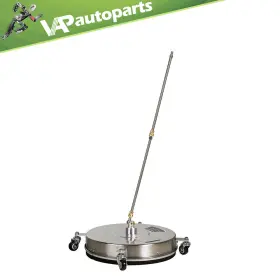 Vap18051611us Vap 19 Inch Pressure Washer Surface Cleaner With 4 Wheels Stainless Steel Housing
