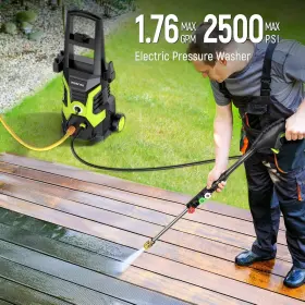 Vaxbree 977655668968 Electric Pressure Washer 2500 Psi 1.76 Gpm Power With 4 Connect Nozzles #2