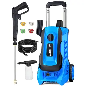 Washer001 Vebreda Electric Pressure Washer For Cars Homes Driveways Patios 3300 Psi