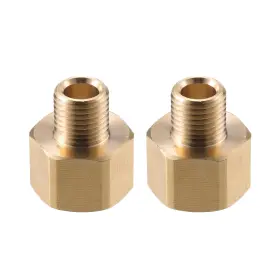 00f06d42f250604 Vekauto Pressure Washer Connector G1/4 Inch To M14x1.5 Male Adapter Brass Screw Hose Con