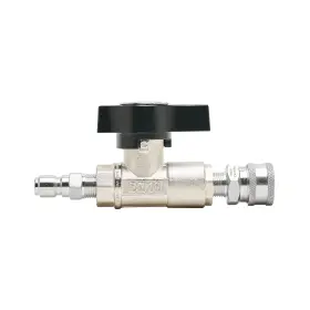 20.0232 Veloci Performance Products Mtm Hydro 3/8 Inch Plated Brass Ball Shut Off Flow Control Valve With Stai