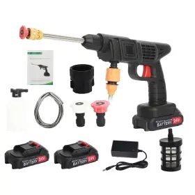 Vermon 098312056085 Cordless Pressure Washer Portable High Battery Powere