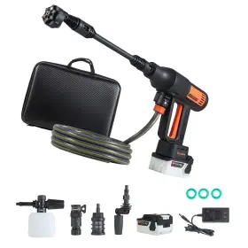 Vevor 197988186762 Cordless Pressure Washer 1200psi Max Portable With Brushless Mo