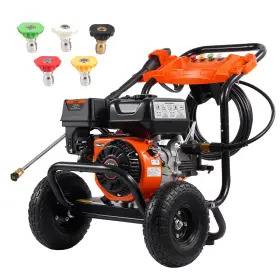 Vevor 197988809791 Gas Pressure Washer 3500 Psi 2.6 Gpm With 5 Nozzle Set For Cars Fences