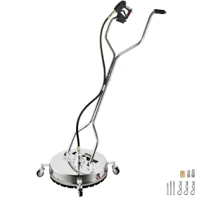 Vevor 840281597437 Pressure Washer Surface Cleaner 20ftft Max. 4000 Psi By 2 Nozzles