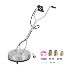 Vevor 840349947747 20 Inch Pressure Washer Surface Cleaner With Handles And Wheels Stainless Steel C