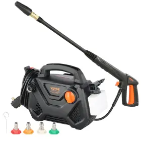 Vevor 840349979601 Electric Pressure Washer 2150-psi 1.85-gpm Foam Cannon High-pressure With 5 Di