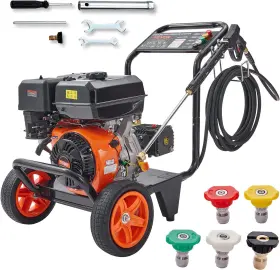 Bsg250a Vevor Gas Pressure Washer 4400 Psi 4.0 Gpm Powered With Copper Pum