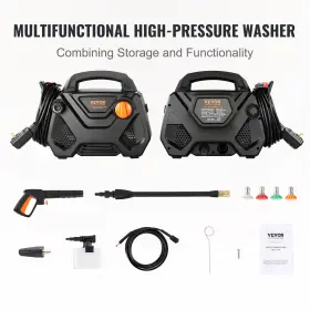 Bxddgyqxj180qykyq Vevor Electric Pressure Washer 2150 Psi Portable Power 1.85gpm 20ft Hose #2
