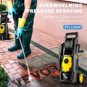 Ddg176gpm110ve5sa Vevor Electric Pressure Washer 2000psi High 1.76gpm With Hose Reel #3