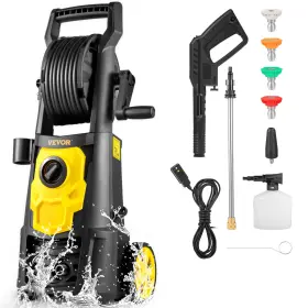 Ddg176gpm110ve5sa Vevor Electric Pressure Washer 2000psi High 1.76gpm With Hose Reel