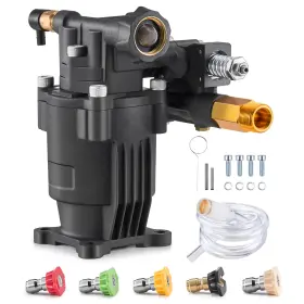 Hzxpb25gpm34i6d81 Vevor Pressure Washer Pump 3/4 Inch Shaft Horizontal 3500 Psi 2.5gpm With 5 Nozzles