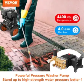 Kbd2815g Vevor 4400psi Pressure Washer Pump Power Pumpkit 1 Inch Shaft Horizontal 4gpm #3