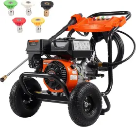 Rygyqxjlb26got22l Vevor Gas Pressure Washer 3500 Psi 2.6 Gpm With 5 Nozzle Set For Cars Fences