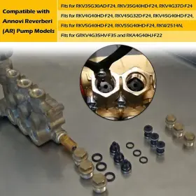 70-0179 Vg-auto Ar1828 For Annovi Reverberi Ar Pump Check Valves Kit 18mm Xr Rkv Rrv Xrc #2