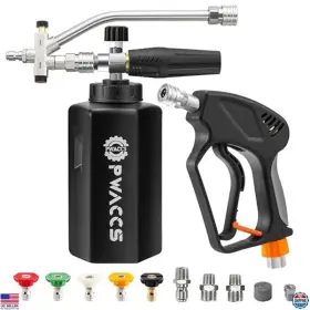 Pc46-5 Visit The Pwaccs Store Dual Foam Cannon Kit For Pressure Washer 1.5l 5 Nozzles 5000 Psi