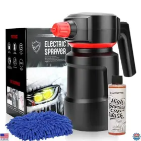 Pm001-710 Visit The Sylvonette Store Cordless 2l Electric Foam Sprayer With 150ml Car Wash Soap For Detailing