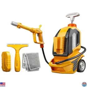 T017 Visit The Yeibobo Store Kids Water Pressure Washer Toy Set Car Wash Gun With Sponge And Towel Role Play