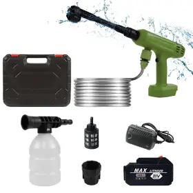 Ecw-2025 Vlaian Cordless Pressure Washer 1200psi Portable Power With 4ah Battery&charg