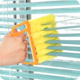 Bct005 Voocvii Blind Cleaner Tool Mini Duster Clean Brush Dust Venetian Yellow