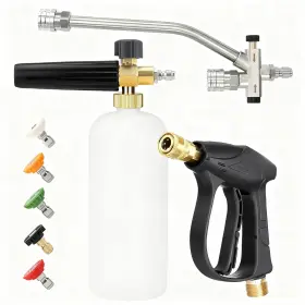 Vyfck-001 Voysili Foam Cannon Dual Connector Pressure Washer Kit Includes 1/4 Inch