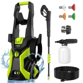 4200 Wattflo 705735517891 Electric Pressure Washer - Max Psi 2.5 Gpm Power With 4 Quick-co