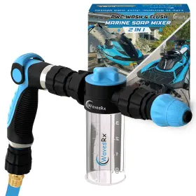 Wavesrx 065014526422 Pwc Foam Cannon Sprayer And Engine Flush Mixer To Wash Salt Away Dual-us