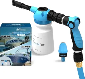 Wavesrx 065014526439 Foam Cannon Sprayer Gun And Boat Cleaner Dual-use Marine Soap Foamer T