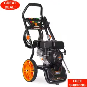 333688620 Wen 3400 Psi Gas Cold Water Pressure Washer With 223cc Engine 2.7 Gpm Flow Rate