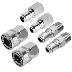 Weosmira 764784728672 Pressure Washer Adapter Set 3/8 Inch Quick Connect Kit Male And Female