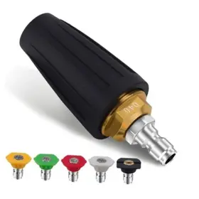 Pwt-01 Weslymoo Pressure Washer Spray Nozzle Power Tips 4000 Psi Max Rotating