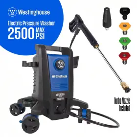Westinghouse 313105358335 2500 Psi 1.76 Gpm Electric Powered Pressure Washer With Anti-tipping Technology