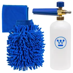 Westinghouse 705353447648 Auto Pressure Washer Accessory Kit Foam Cannon With Microfiber Wash Mitt A