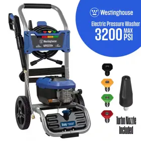 Westinghouse 711181328295 3200 Max Psi 1.76 Gpm 13 Amp Cold Water Electric Powered Pressure Washer Wit