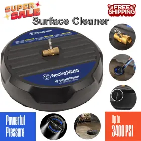 3400 Westinghouse 850032657327 Universal 15in Pressure Washer Surface Cleaner Max Psi With 1/4 Inch Connector