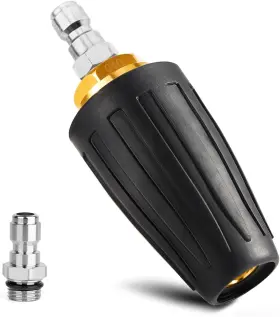 Pd-32391 Wevove Turbo Pressure Washer Nozzle 4000 Psi Rotating Tip 1/4 Inch Quick Connect 4.0 Gpm