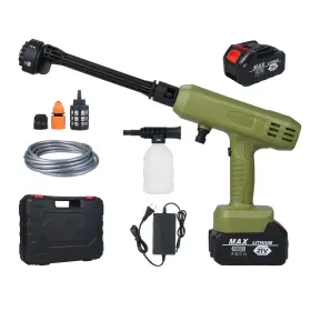 Wkc8705658045994hs Weytoll Cordless Pressure Washer 2pcs 21v 3000mah Battery With 6-in-1 Nozzle For Cars